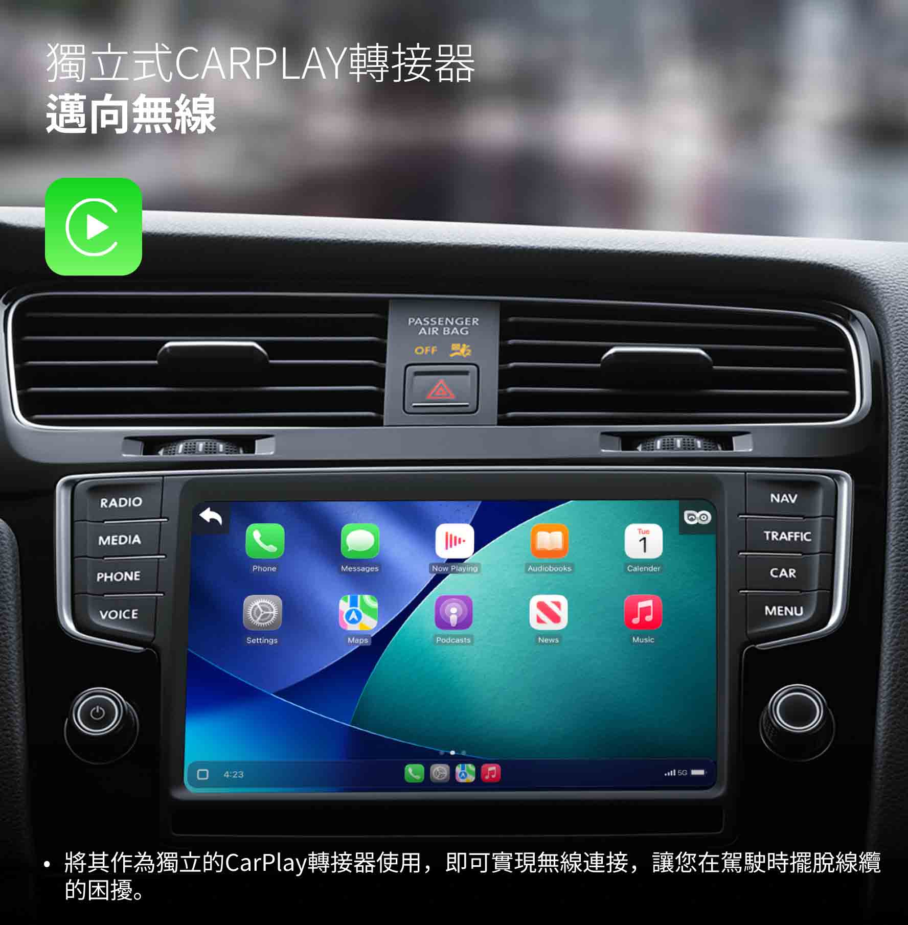 Cabin Care車内守護・無線CarPlay接收器