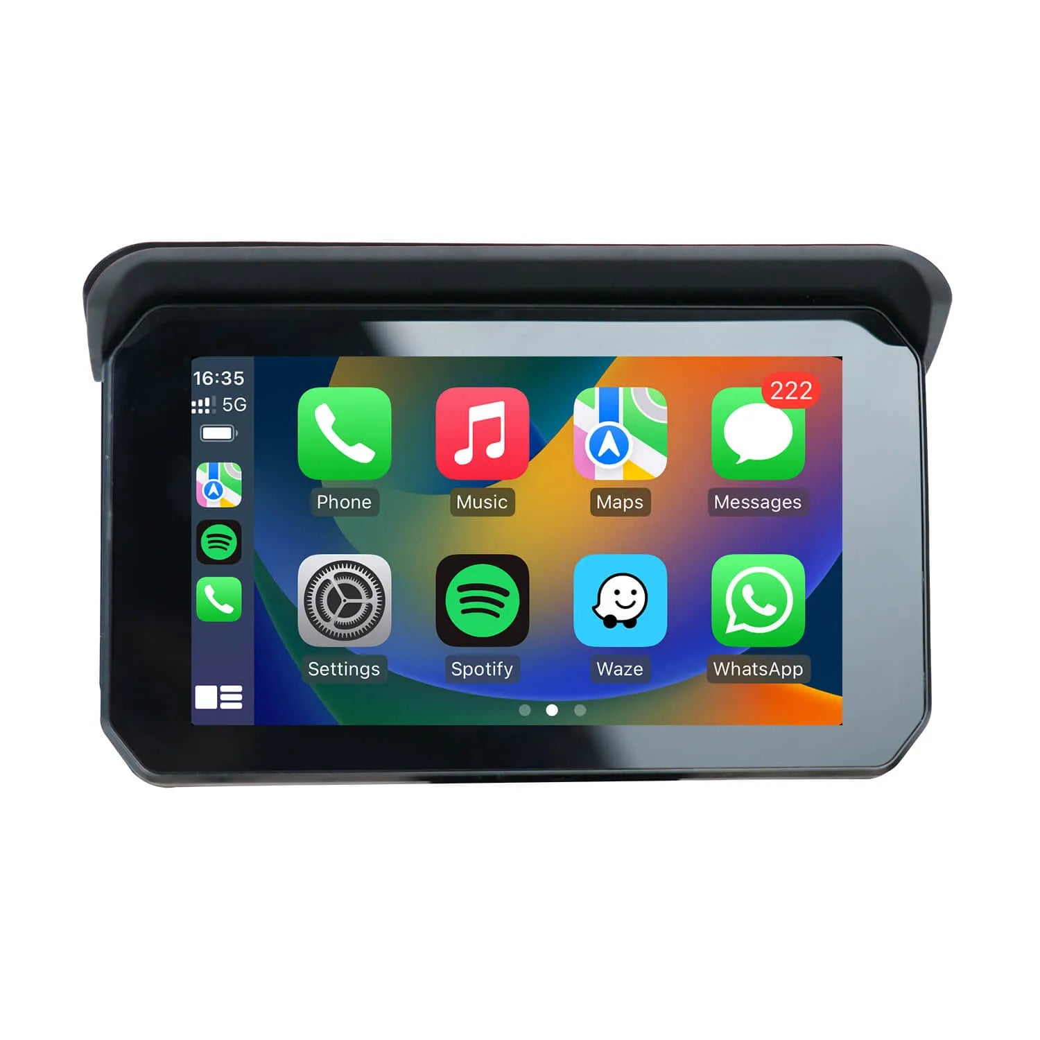 CarPlay Lite C5 SE 便攜式摩托車GPS無線CarPlay/Android Auto螢幕