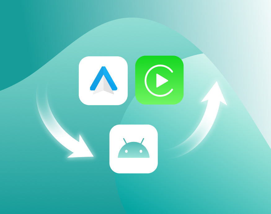 <h4>3. 輕觸一下即可切換CarPlay、Android Auto 或 Android 作業系統</h4>