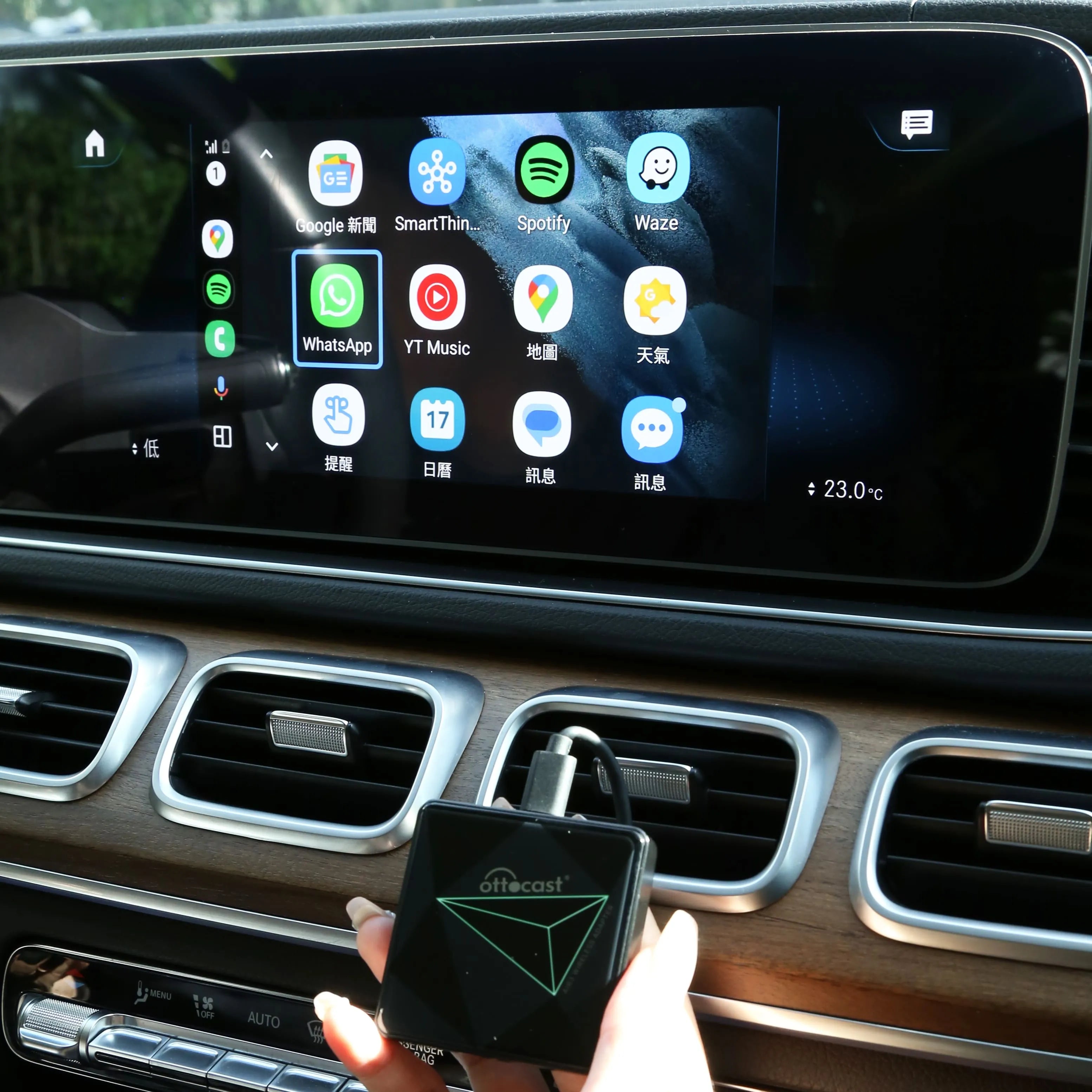 A2Air Pro 有線CARPLAY 轉無線Android auto接收器