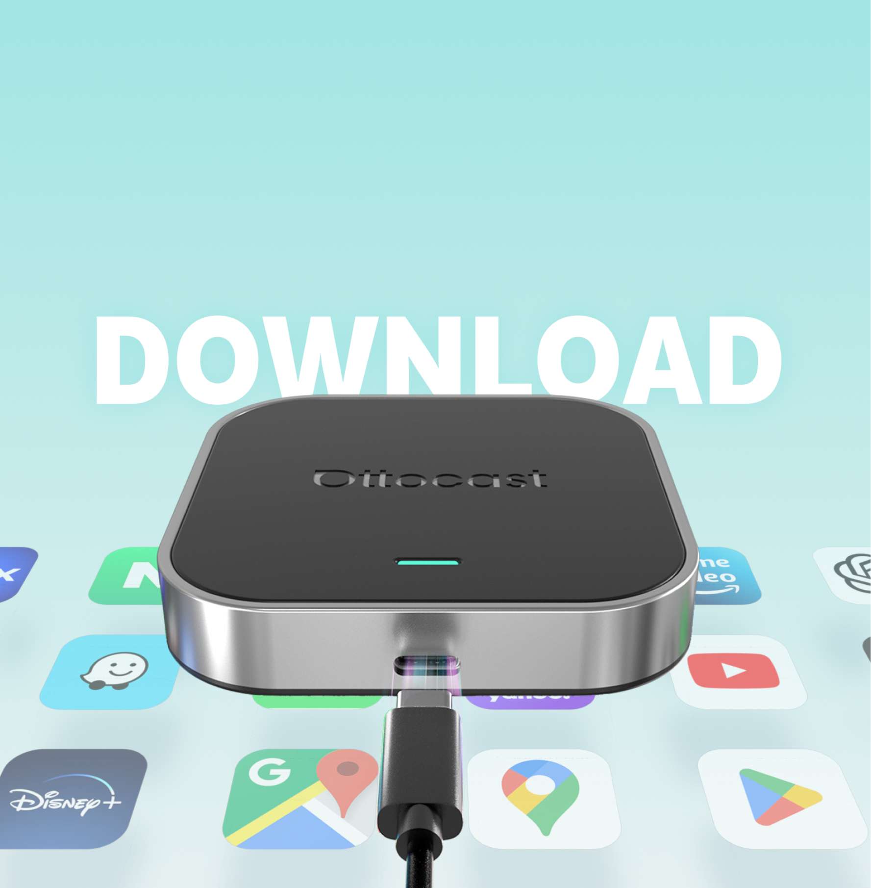 OTTOAIBOX E2 無線CarPlay/Android Auto 安卓盒子