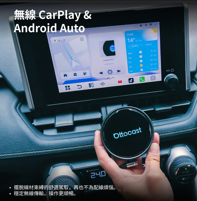 OTTOAIBOX P3 Pro 旗艦版 無線CarPlay / Android Auto 安卓盒子