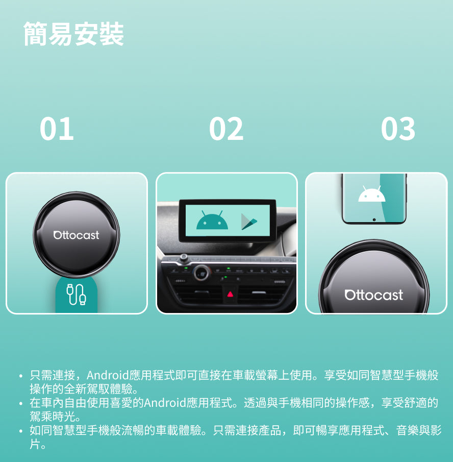 OttoAibox P3 Pro 旗艦版 無線CarPlay / Android Auto 安卓盒子